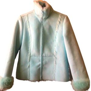 🌸Relativity 🌸Faux Suede Faux Fur Coat sz S